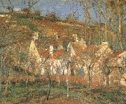 Camille Pissarro Red roof oil painting artist